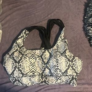 Dick’s Sporting Goods snakeskin sports bra